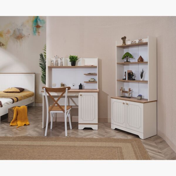 وحدة تخزين رفوف وبابين ليسترو