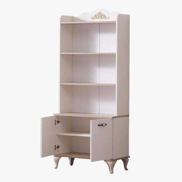 وحدة تخزين رفوف وبابين ميدوو