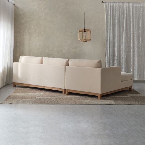 كنب زاوية يسرى 4 مقاعد براسيكا