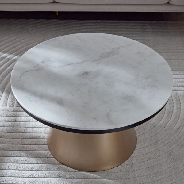 طاولة جانبية بسطح رخامي من إدوين