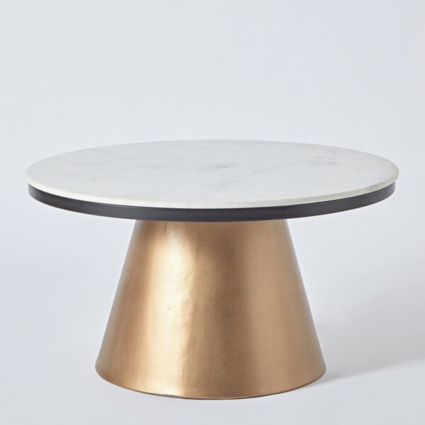 طاولة جانبية بسطح رخامي من إدوين