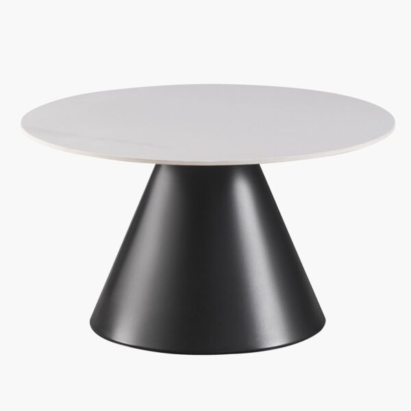 طقم طاولات قهوة من الحجر الملبد من كالاموس - قطعتين