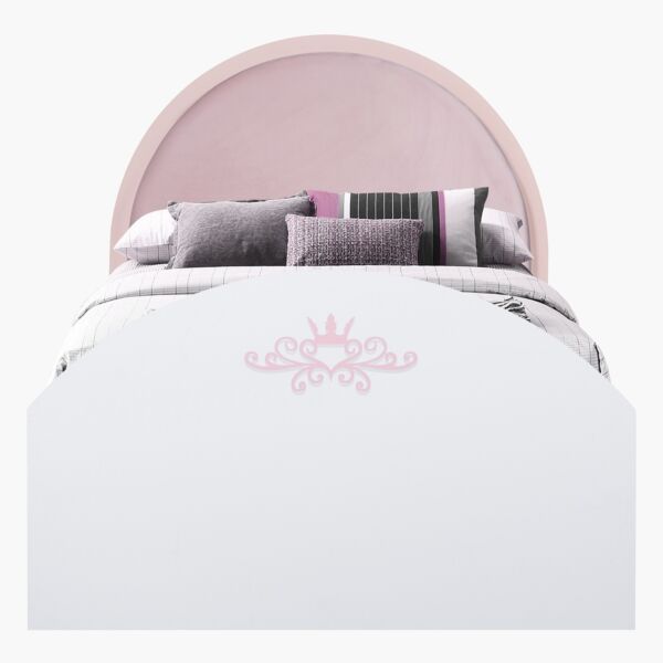 سرير فردي للأطفال منجد من بيكسي - 90x200 سم