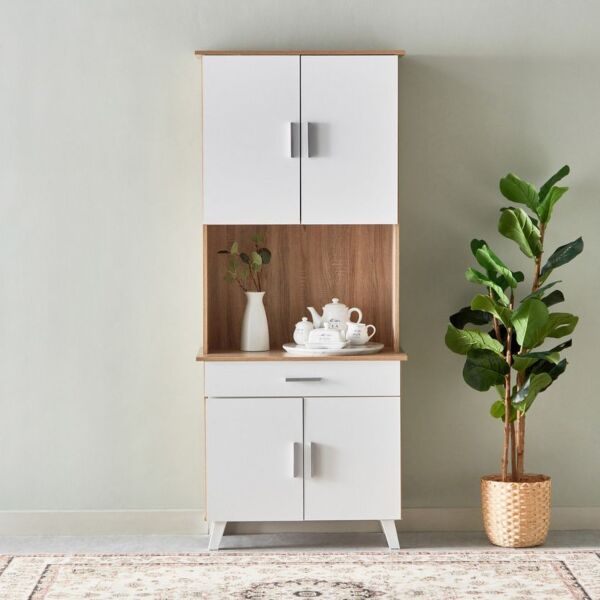 خزانة مطبخ 4 أبواب بدرج من ألفوردي