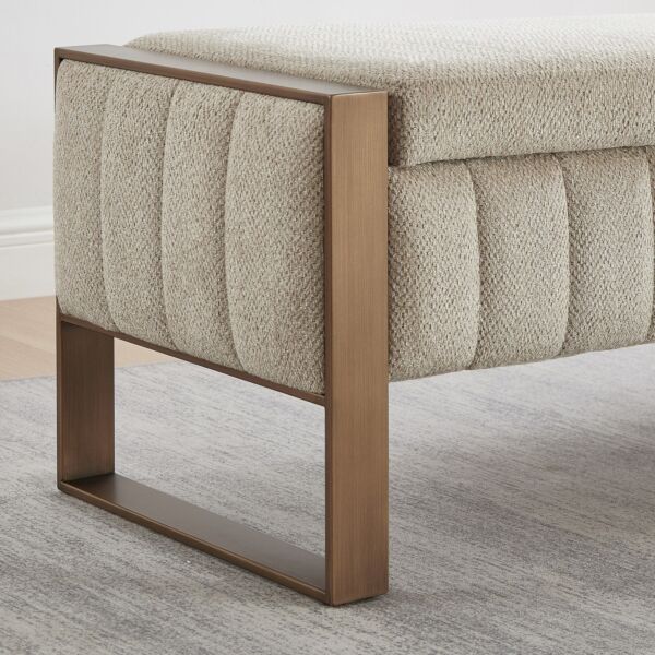 مقعد بنش سوفي بمساحة تخزين من أفالون