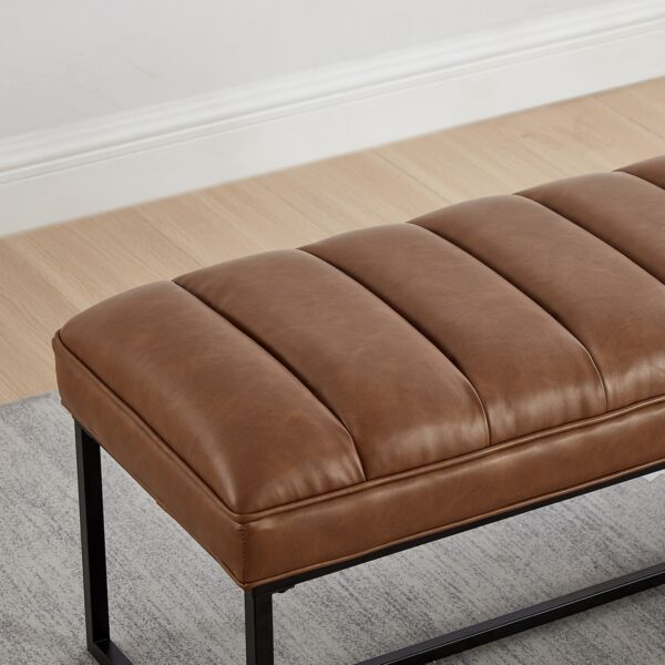 مقعد بنش جلد صناعي بنتا