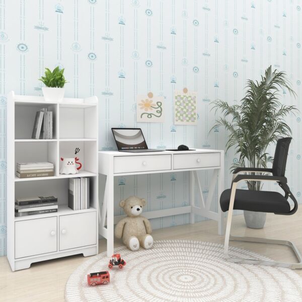 وحدة تخزين كتب بـ 2 باب فانيلا كودي