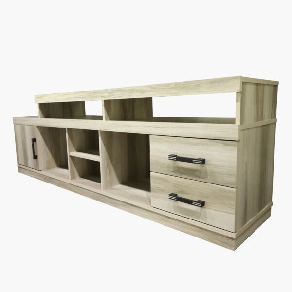 طاولة تليفزيون بباب ودرجين 75 بوصة فايس