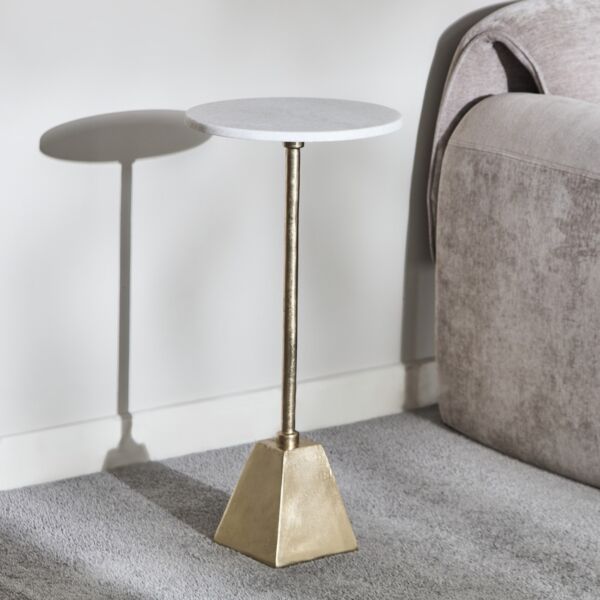 طاولة جانبية بسطح رخام - ديون