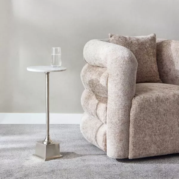 طاولة جانبية بسطح رخامي - سيرفو