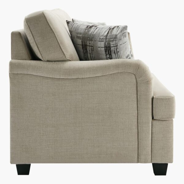 كنبة قماش 3 مقاعد مع 4 وسائد من إن إكس تي كاليفورنيا