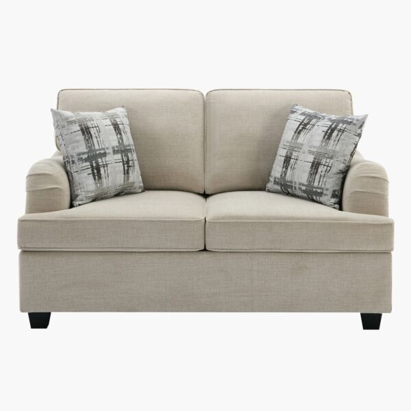 كنبة قماش مقعدين مع وسادتين من إن إكس تي كاليفورنيا