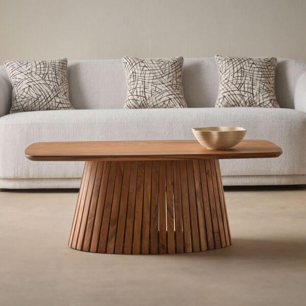 طاولة قهوة من الخشب الصلب - دولتشي