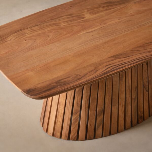 طاولة قهوة من الخشب الصلب - دولتشي