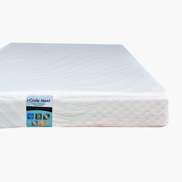 مرتبة إسفنجية للأطفال الصغار بغطاء قابل للغسل آي كودي نيكست