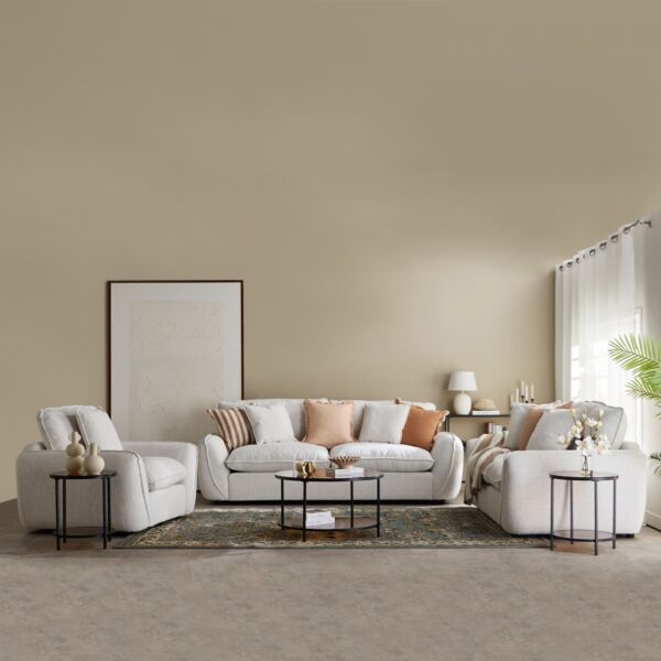 طاولة جانبية بسطح زجاجي من آرك