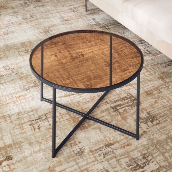 طاولة قهوة بسطح زجاجي من آرك