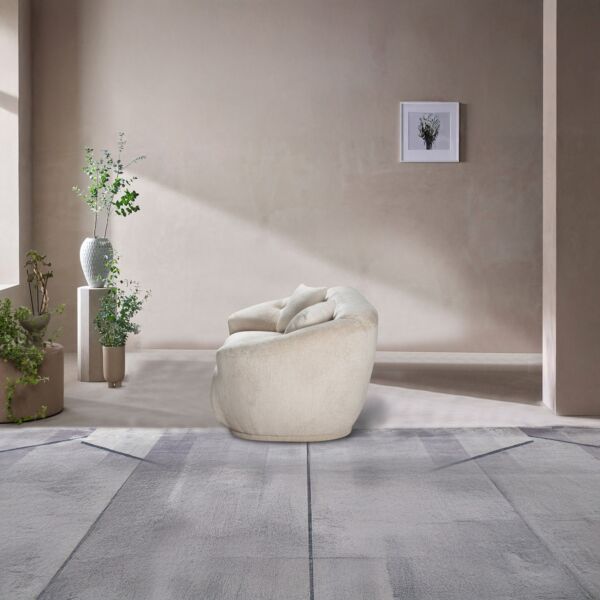 كنبة قماش مقعدين مع وسادتين من هوستن