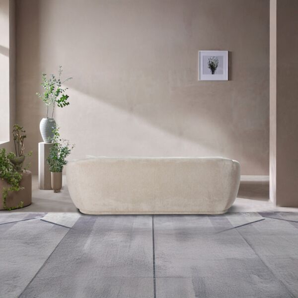 كنبة قماش مقعدين مع وسادتين من هوستن