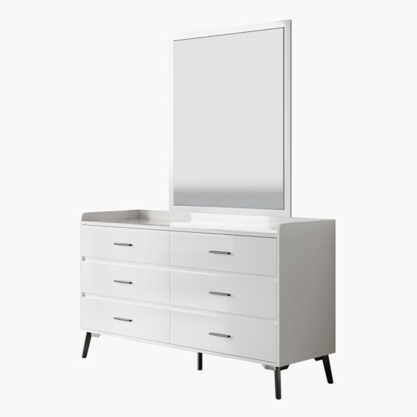 طاولة تزيين من الحجر الملبد 6 أدراج من مارويل