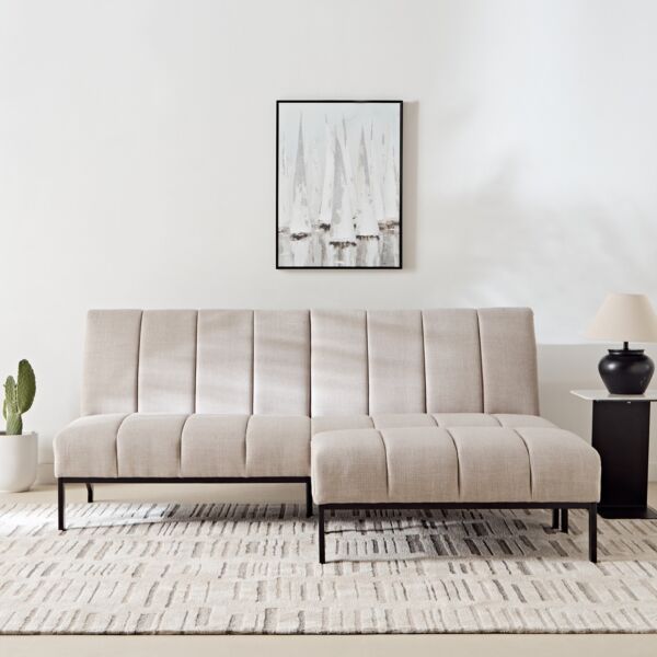 كنبة سرير ثلاثية مع مسند قدم بيدفورد