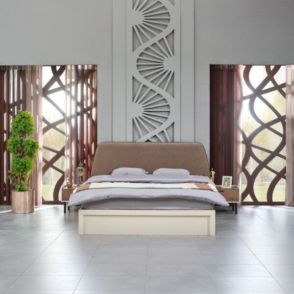 طقم غرفة نوم كينج 6 قطع من لوسيا - 180x200 سم