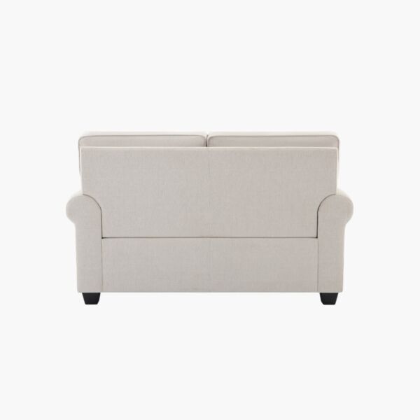 كنبة قماش مقعدين مع وسادتين من أشتون إن إكس تي