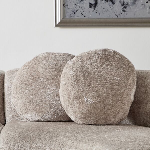 كنبة قماش كبيرة 4 مقاعد مع 2 وسادة من فينيتو