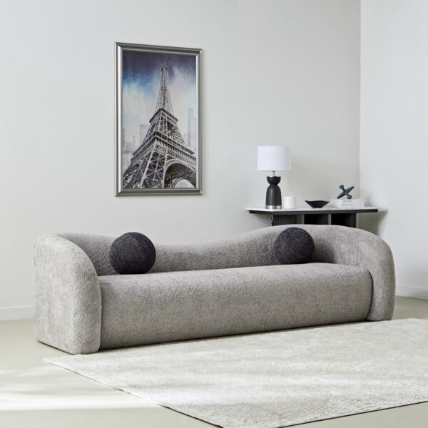 كنبة قماش 4 مقاعد مع وسادتين من باليرمو