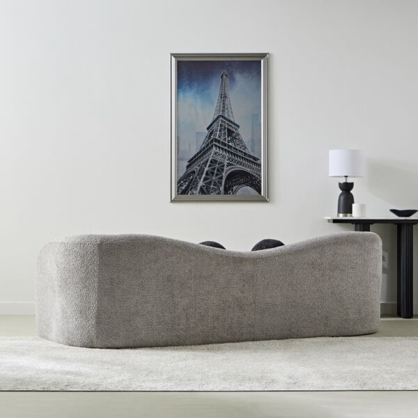 كنبة قماش 3 مقاعد مع وسادتين من باليرمو