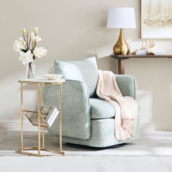 طاولة بسطح من الرخام الأصلي من مارجو