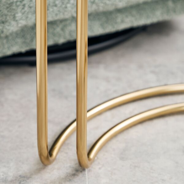 طقم طاولات متداخلة من قطعتين بسطح من الرخام الأصلي من ڤيتارا