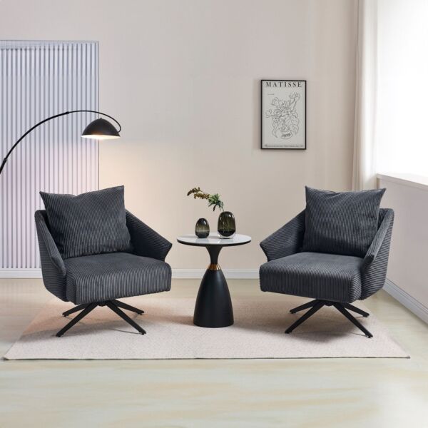 كرسي مفرد قماش كوين