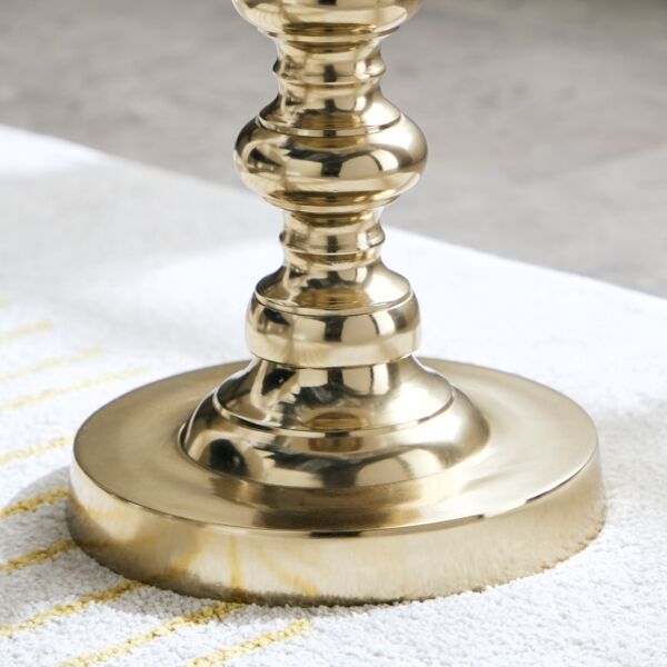 طاولة جانبية بسطح من الرخام الأصلي من تشارلز