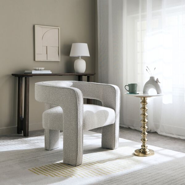 طاولة جانبية بسطح من الرخام الأصلي من تشارلز