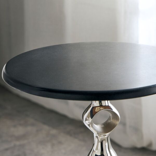 طاولة جانبية بسطح من الرخام الأصلي من أركي