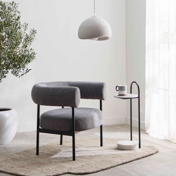 طاولة جانبية بسطح من الرخام الأصلي من كيتي