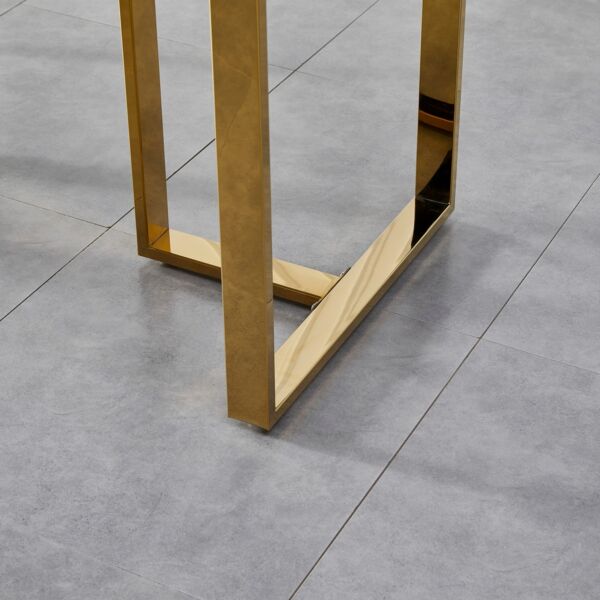 طقم سفرة 6 مقاعد من الحجر الملبد من بيرل