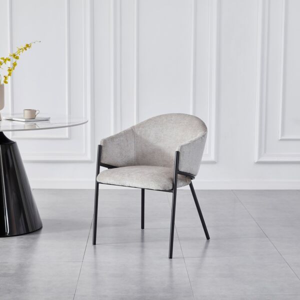 كرسي طاولة طعام قماش كولين جريس