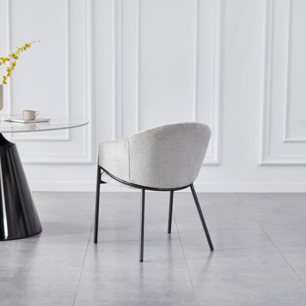 كرسي طاولة طعام قماش كولين جريس