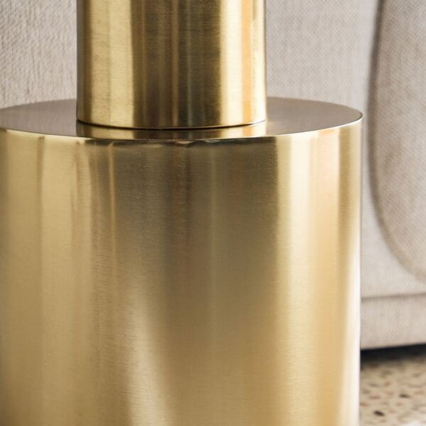 طاولة جانبية بسطح رخام أصلي من كاراف