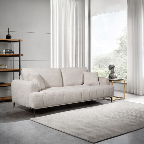 كنبة ثلاثية مع وسادتين بورتو