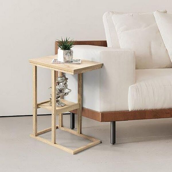 طاولة جانبية مع رف ميسترال