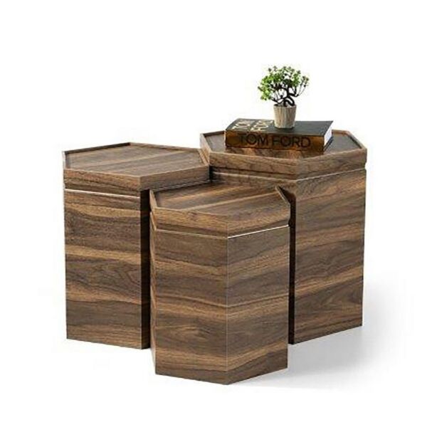 طقم طاولات متداخلة 3 قطع كيتون