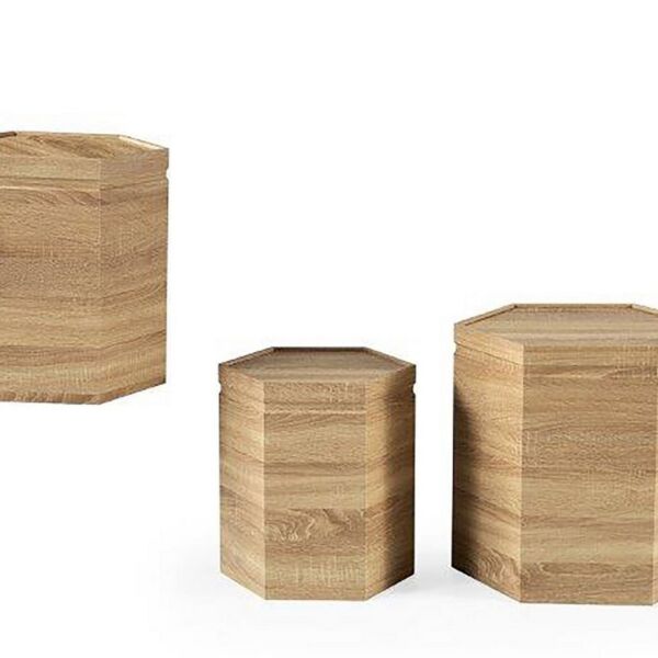 طقم طاولات متداخلة 3 قطع من كيتون