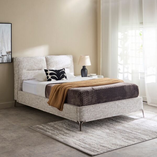 سرير مفرد منجد من مارويل إن إكس تي كارينا - 120x200 سم