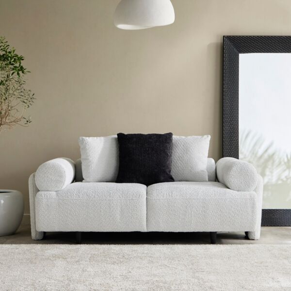 كنبة ثنائية مع 3 وسائد من دلمون