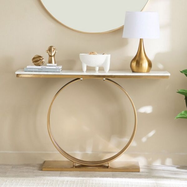 كونسول بسطح رخام أصلي من رينجا