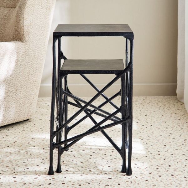 طقم طاولة جانبية متداخلة قطعتين داريو