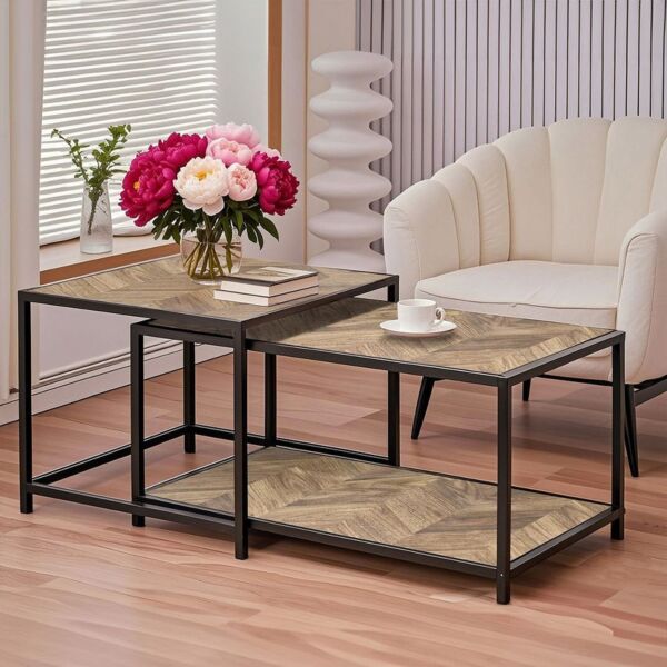 طقم طاولة قهوة من قطعتين من موڤو شيلي